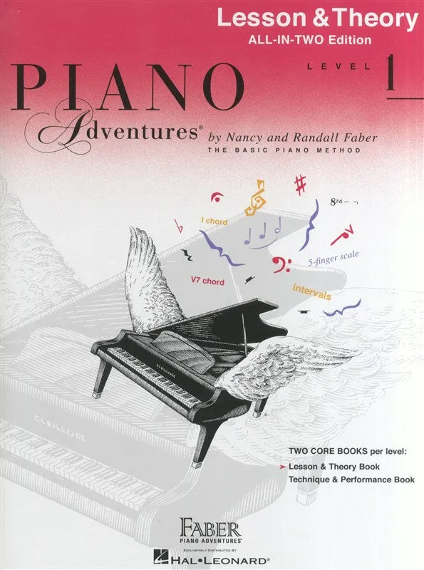 PIANO ADVENTURES ALL-IN-TWO LEVEL 1 LESSON/THEORY