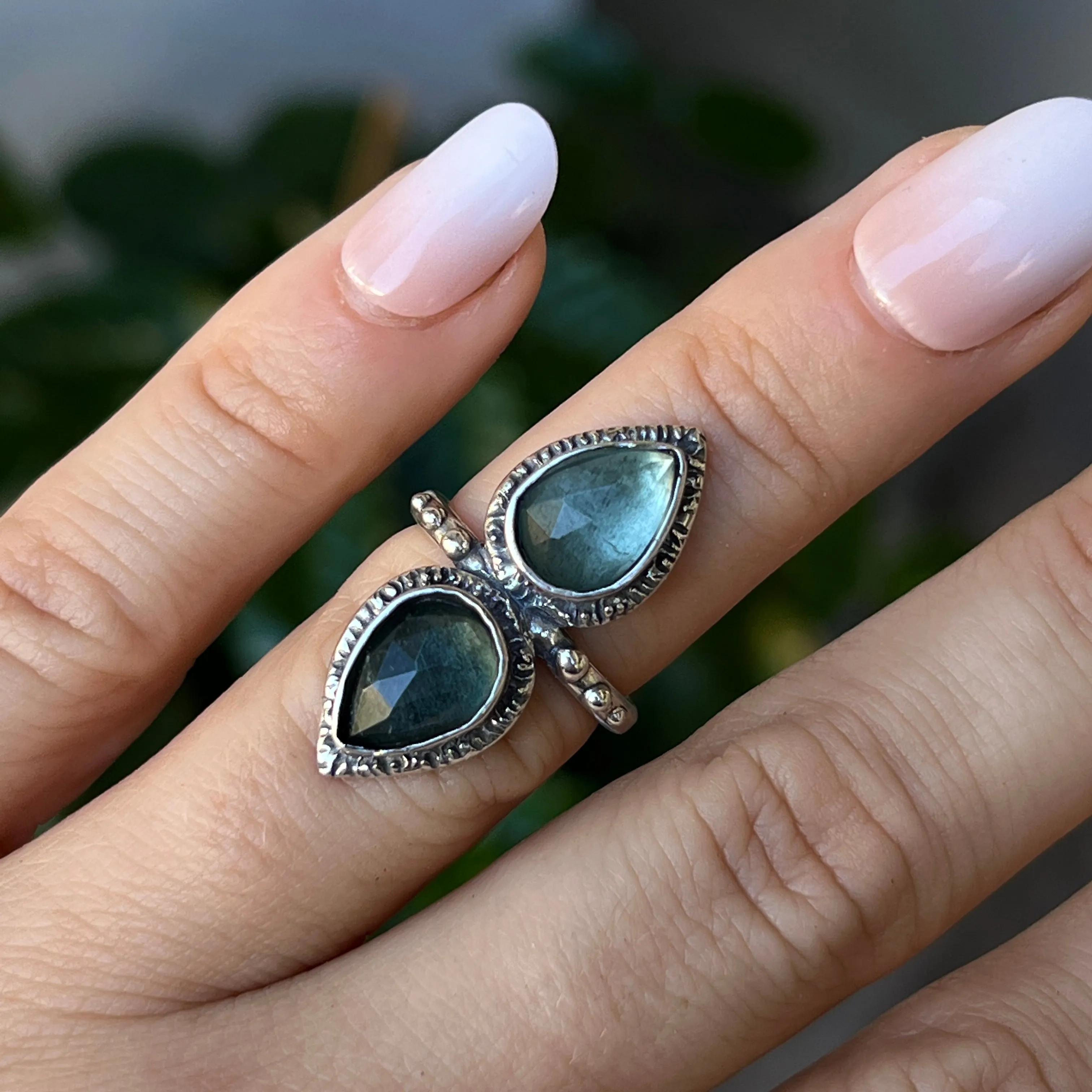 PRE-ORDER FOR MELISSA- Aquamarine Ring- Sz 5.25