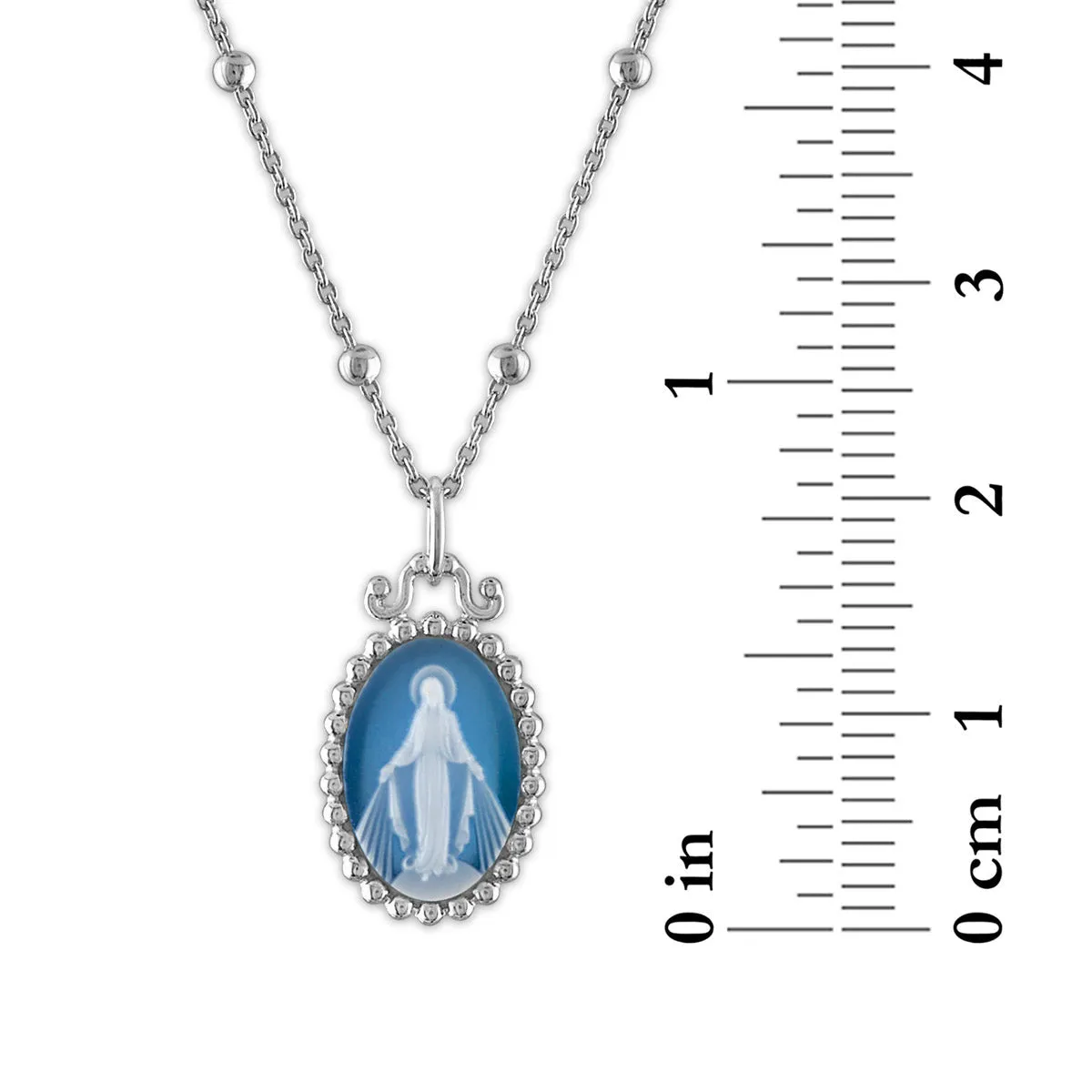 Princesa Miraculous Mary Medallion - Limited Edition Silver