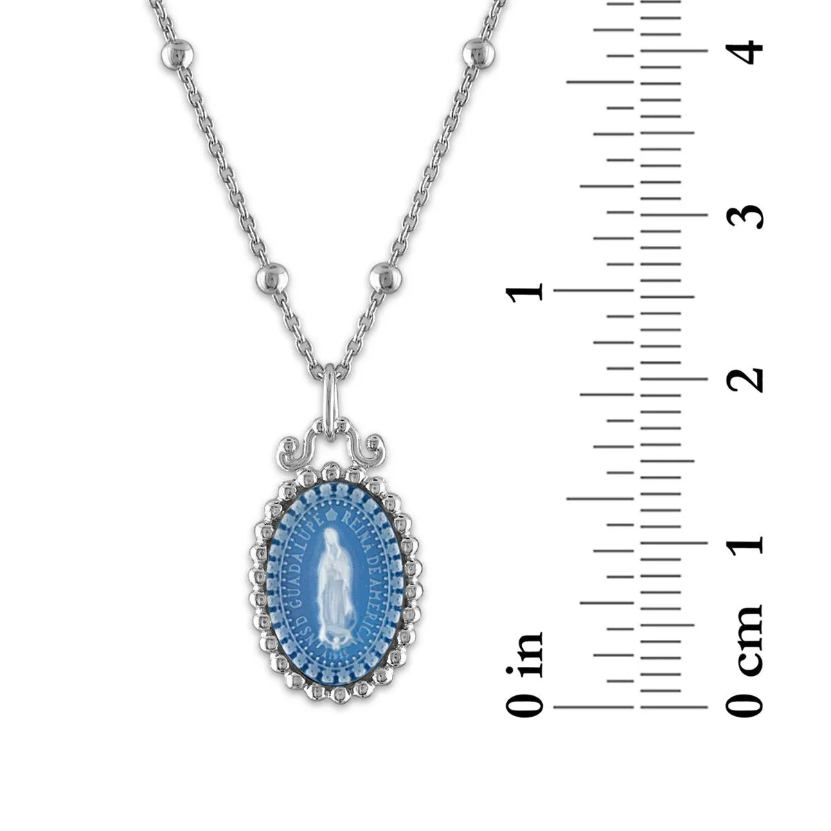 Princesa Our Lady of Guadalupe Medallion - Limited Edition Silver