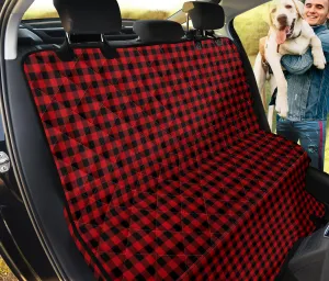 Red Buffalo Plaid Back Seat Matching