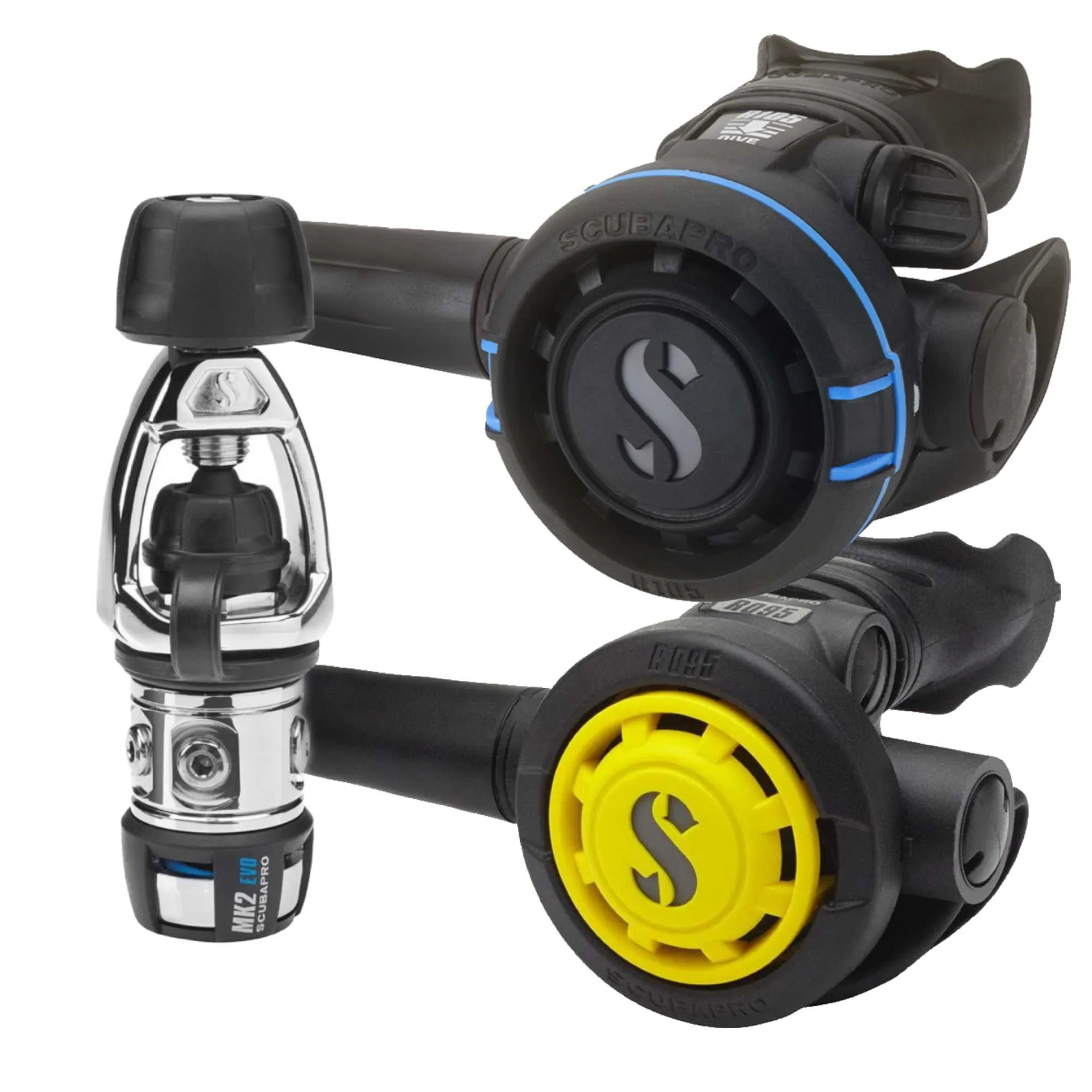 Scubapro School 2 Stage 4 Regulator Set