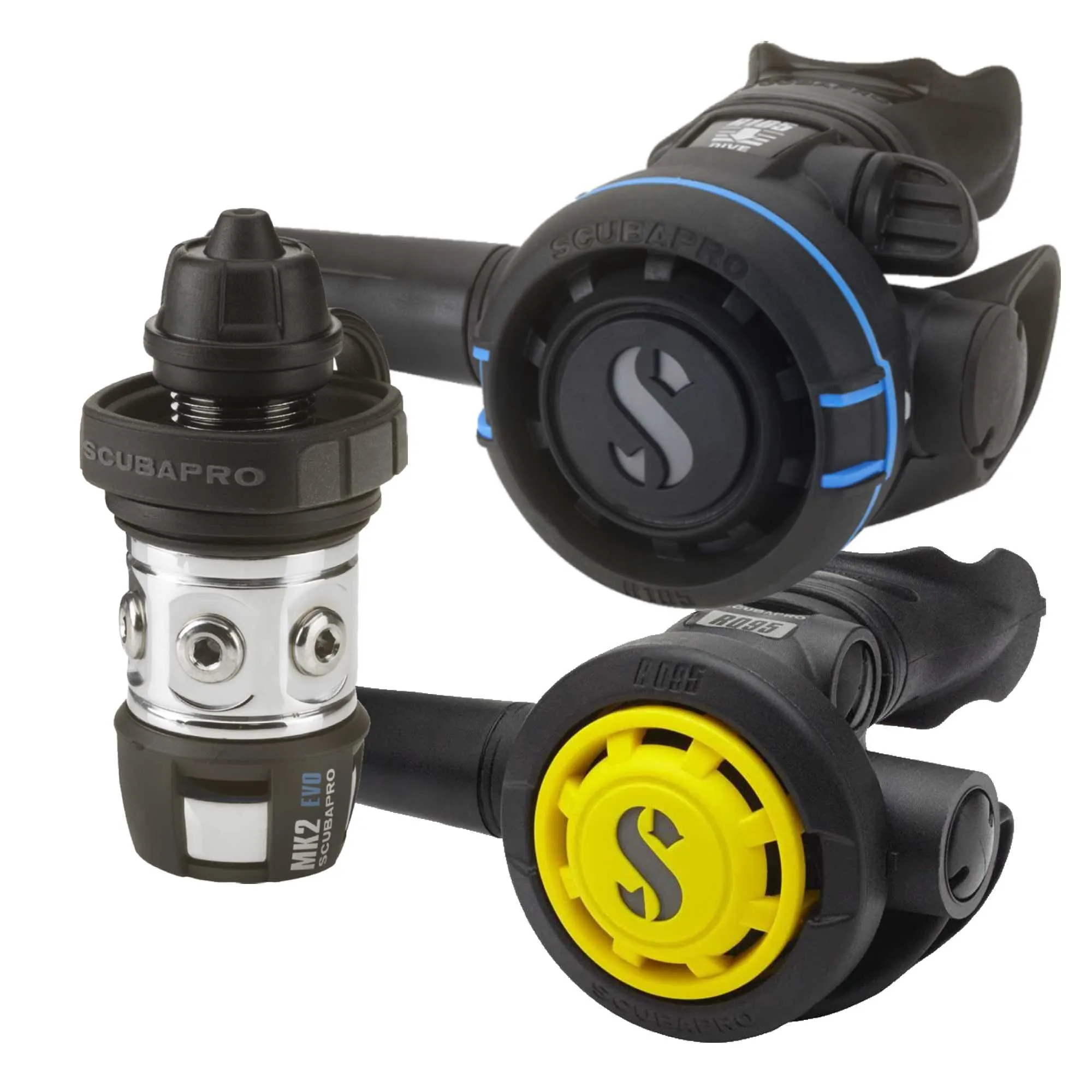 Scubapro School 2 Stage 4 Regulator Set
