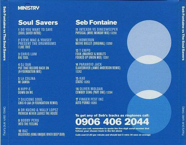 Seb Fontaine Vs The Soul Savers*: Deep, Dark And Funky: The Sound Of Type (CD, Comp, Mixed)