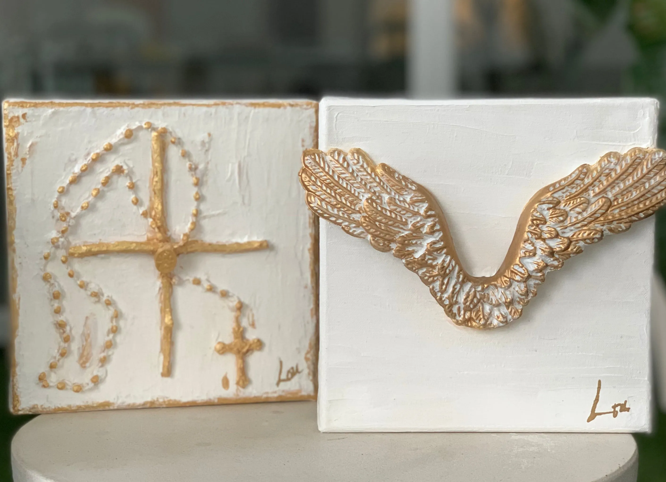 Serenity Angel Rosary Art