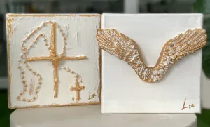 Serenity Angel Rosary Art