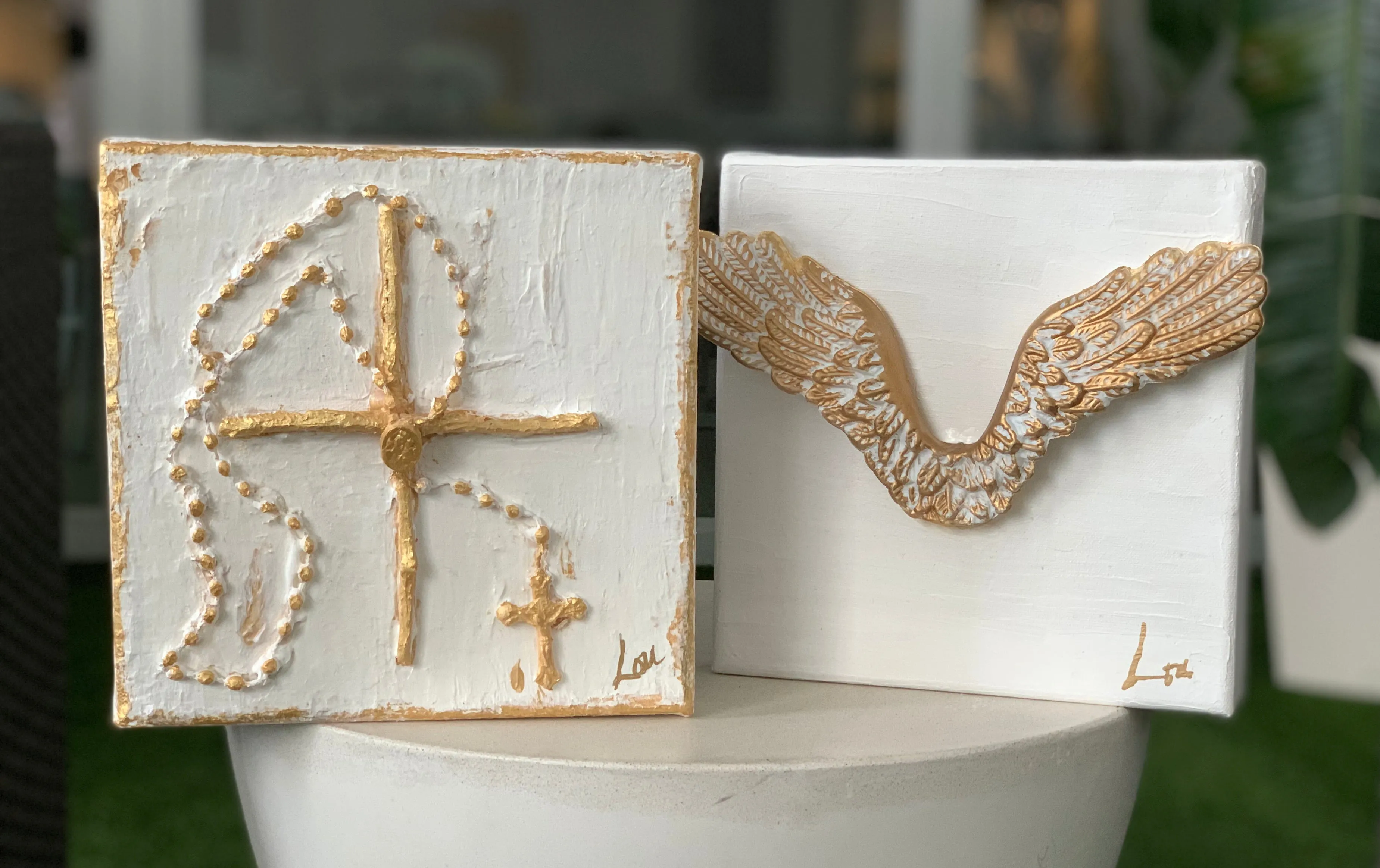 Serenity Angel Rosary Art