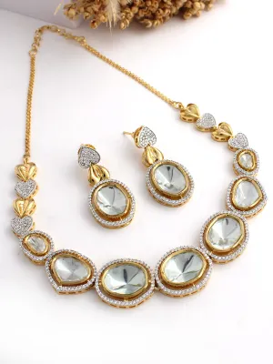Sharanya Bib Necklace Set