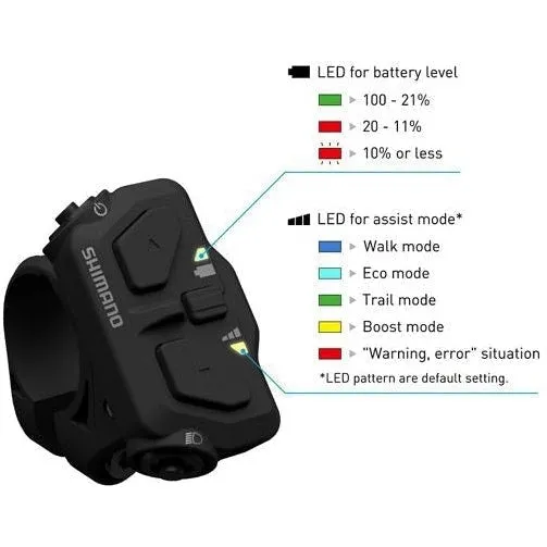 Shimano STEPS SW-EM600-L Switch Left Assist w/o Electric Wire
