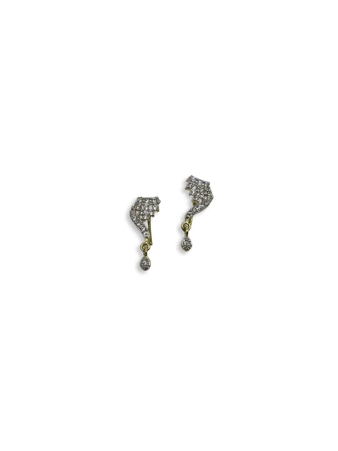 Short Mangalsutra designs set with diamond earrings simple gold mangalsutra black beads chain