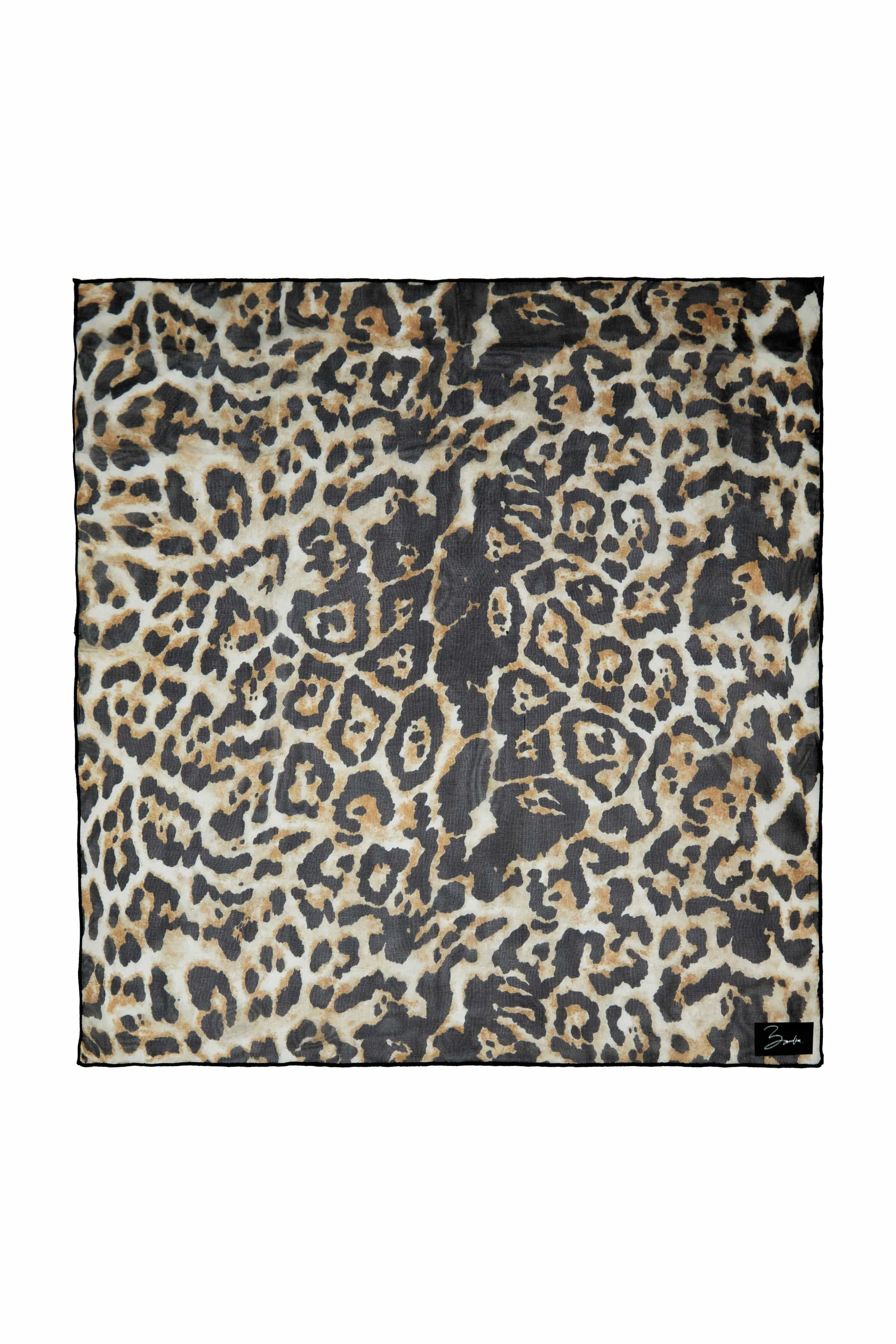 SILK scarf- leopard