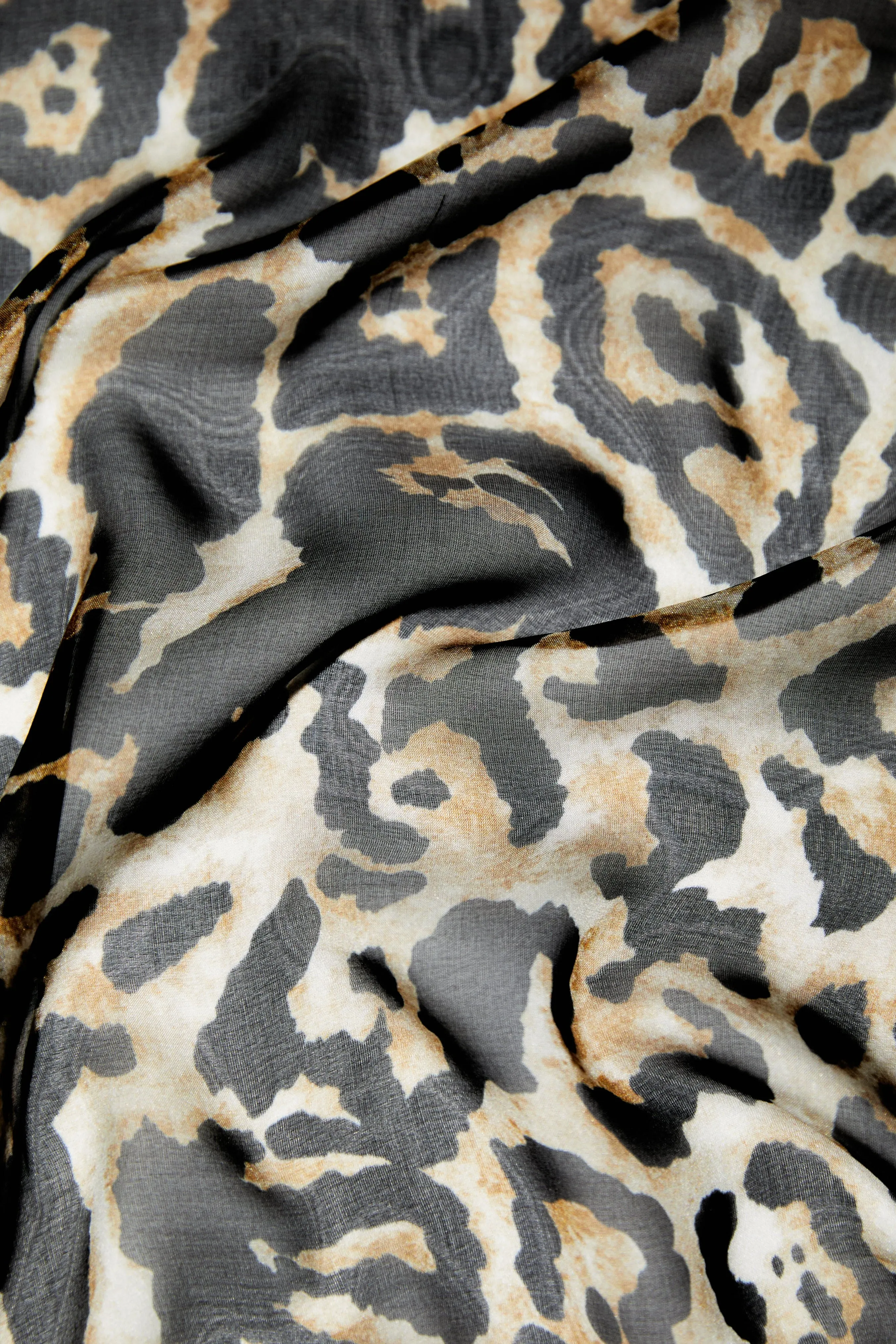 SILK scarf- leopard