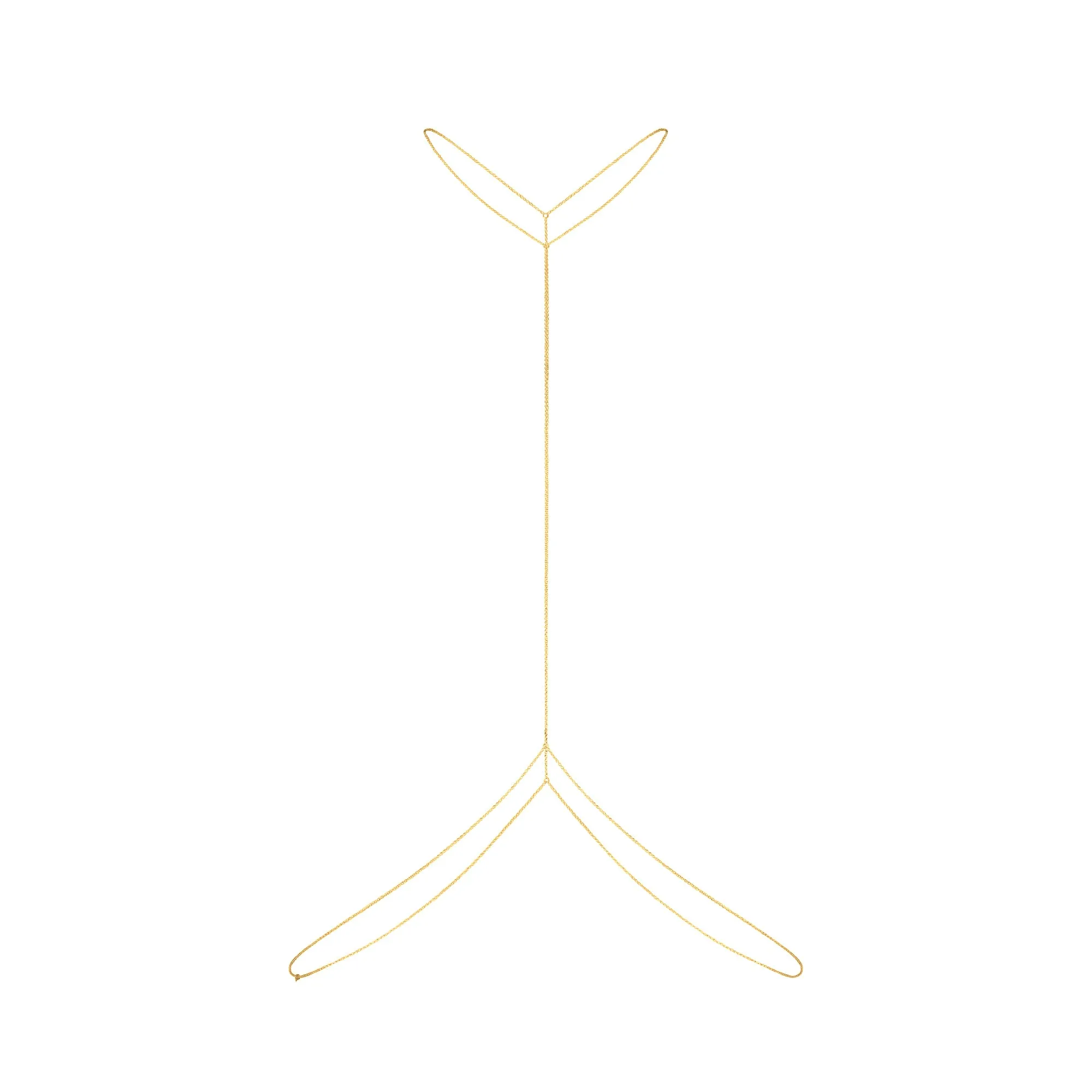 SIMPLE BODYCHAIN gold plated