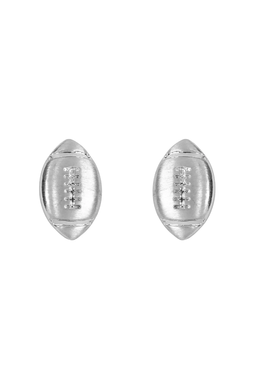 SIMPLE FOOTBALL MATTE EARRINGS