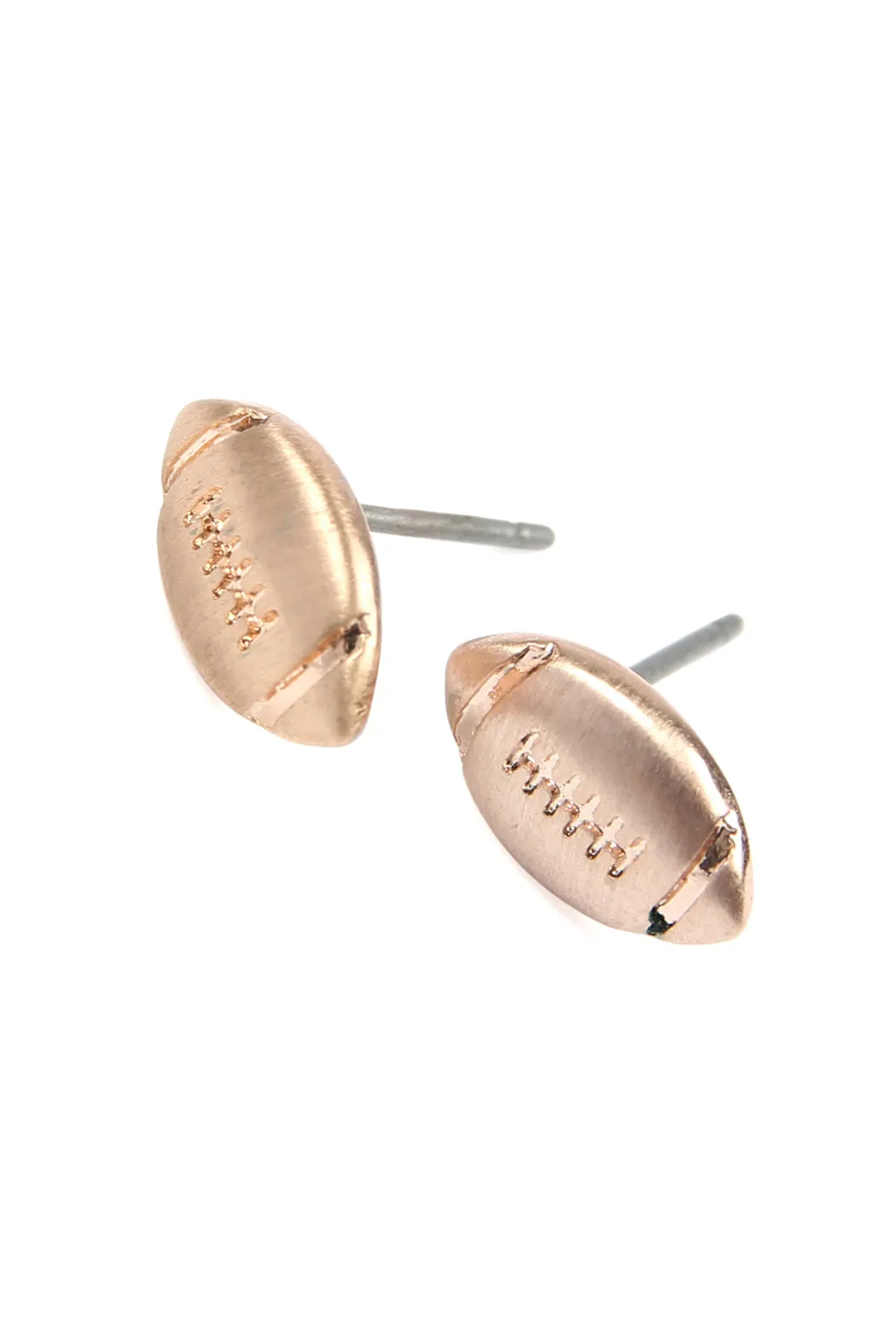 SIMPLE FOOTBALL MATTE EARRINGS