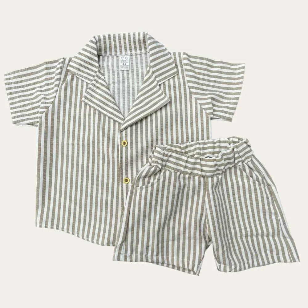Simple Striped Jogging Short 1