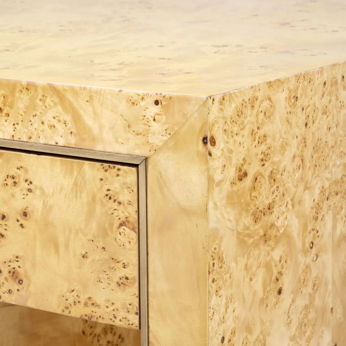 Sloane 1-Drawer Side Table / Burl