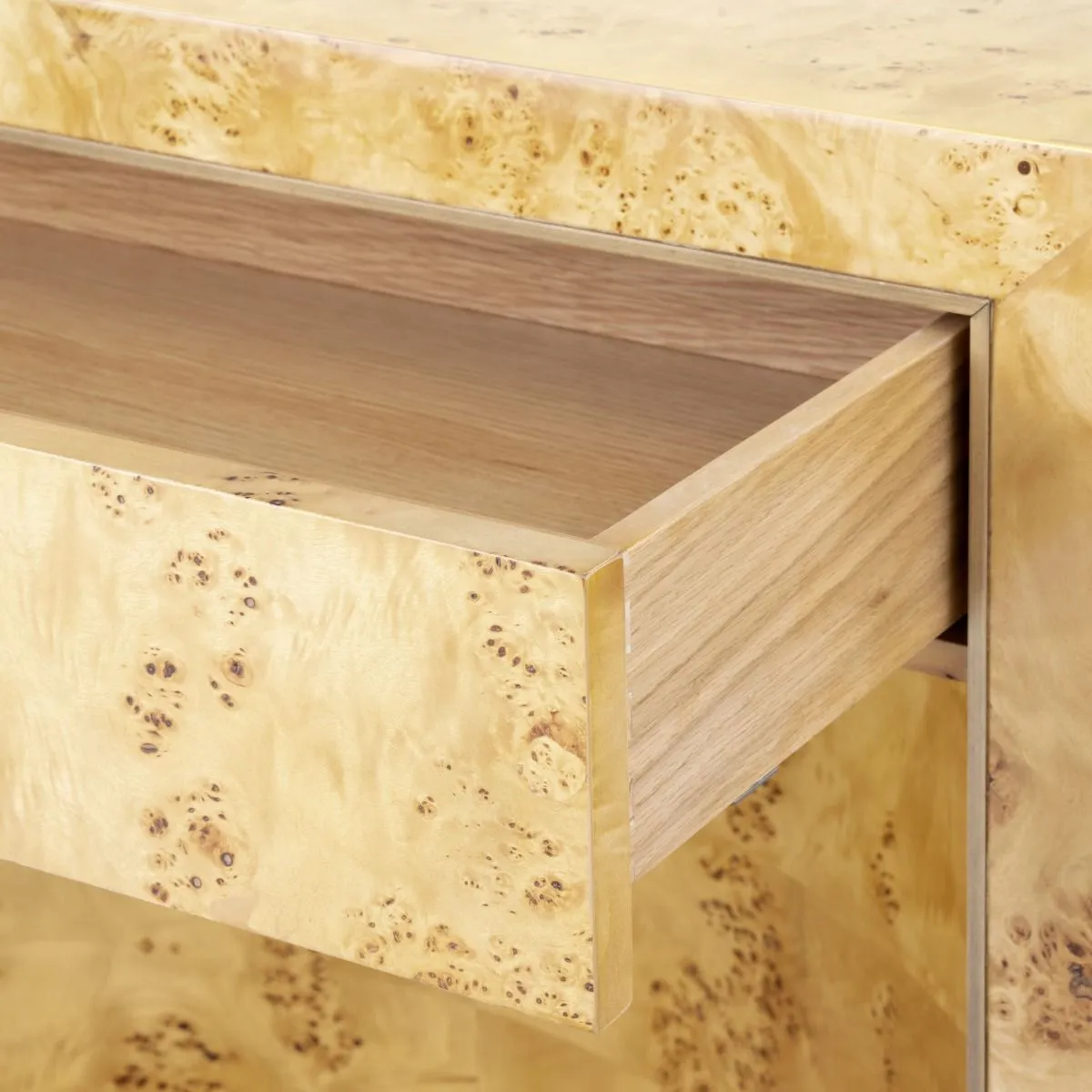Sloane 1-Drawer Side Table / Burl