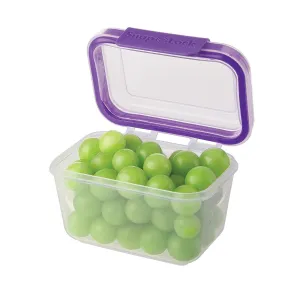 SnapLock by Progressive 2-Cup Storage Container - Purple, SNL-1007P Easy-To-Open, Leak-Proof Silicone Seal, Snap-Off Lid, Stackable, BPA FREE