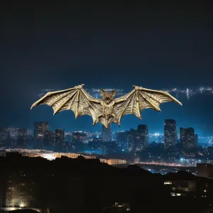 Steampunk Mechanical Vampire Flying Bat Wall Sculpture by Veronese Design