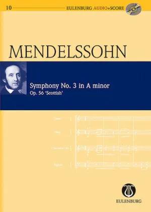 Symphony No. 3 in A Minor Op. 56 Scottish Symphony (Book/CD Pack)