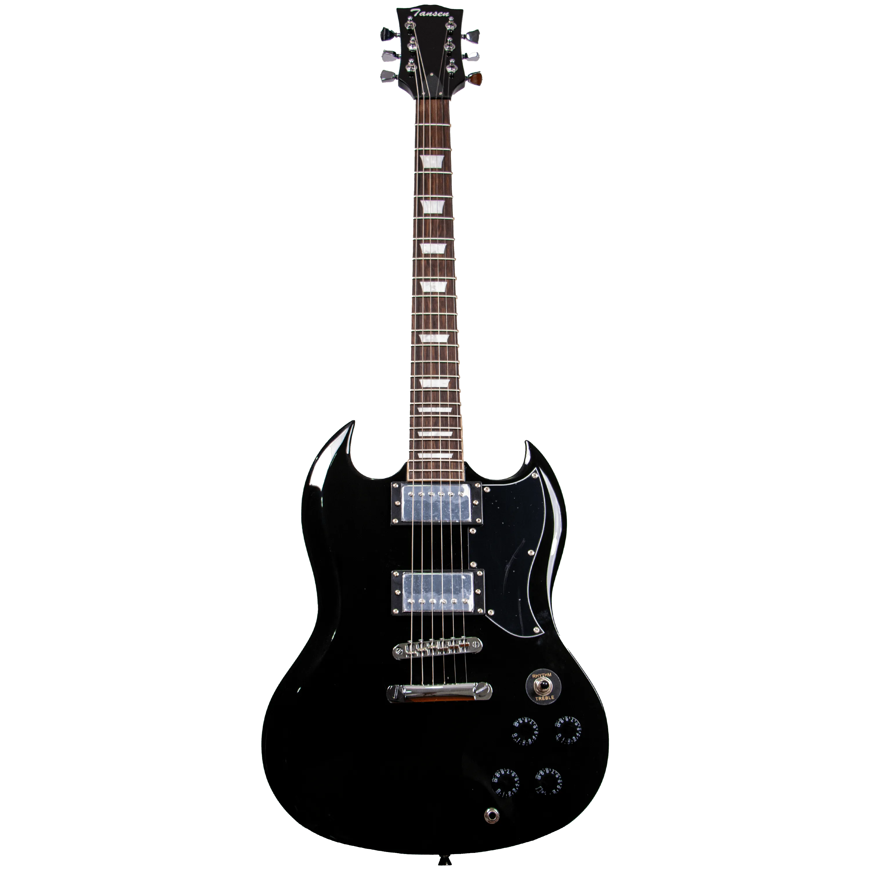 Tansen EG560 Electric Guitar Single Cutaway Laurel Fingerboard SG Style HH pickups
