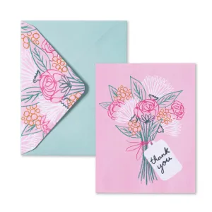 Thank You Bouquet Boxed Cards Set of 10