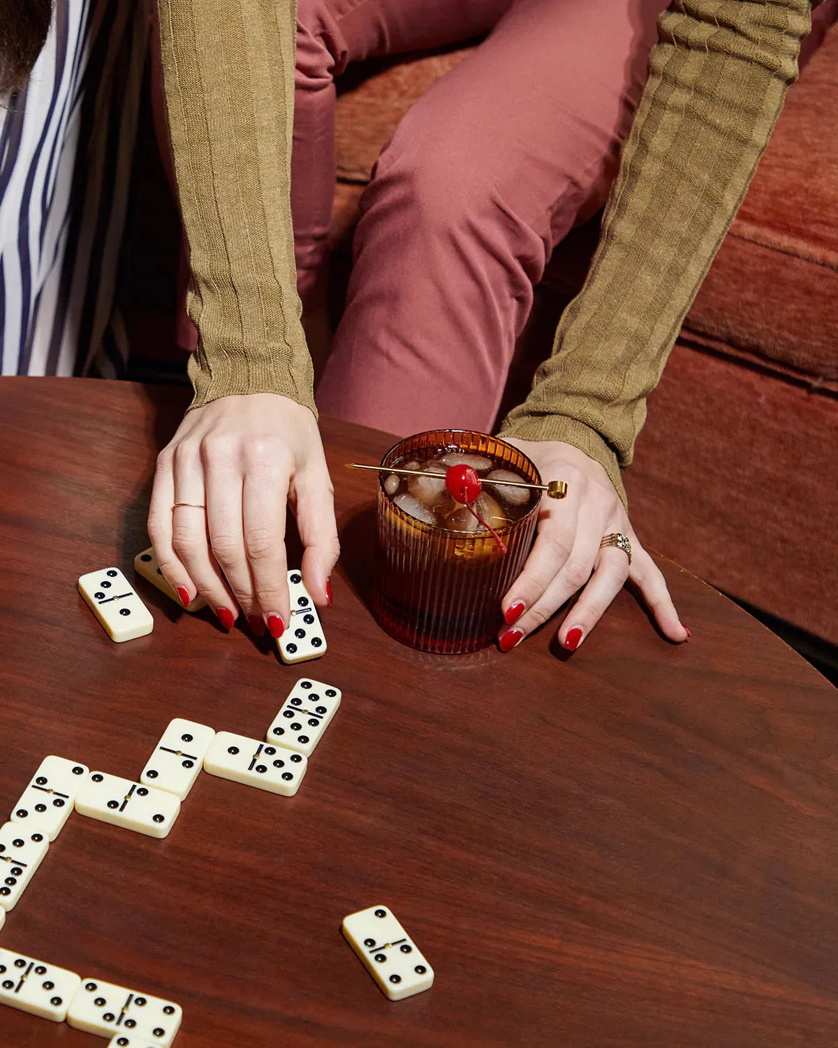 The Scout Lowball Glass- Amber Set of Two