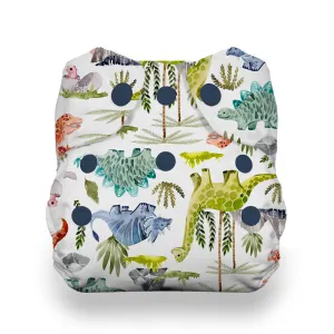 Thirsties - Dino-rawr - Snap, Natural - Newborn All-in-One
