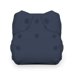 Thirsties - Navy - Snap, Natural - Newborn All-in-One