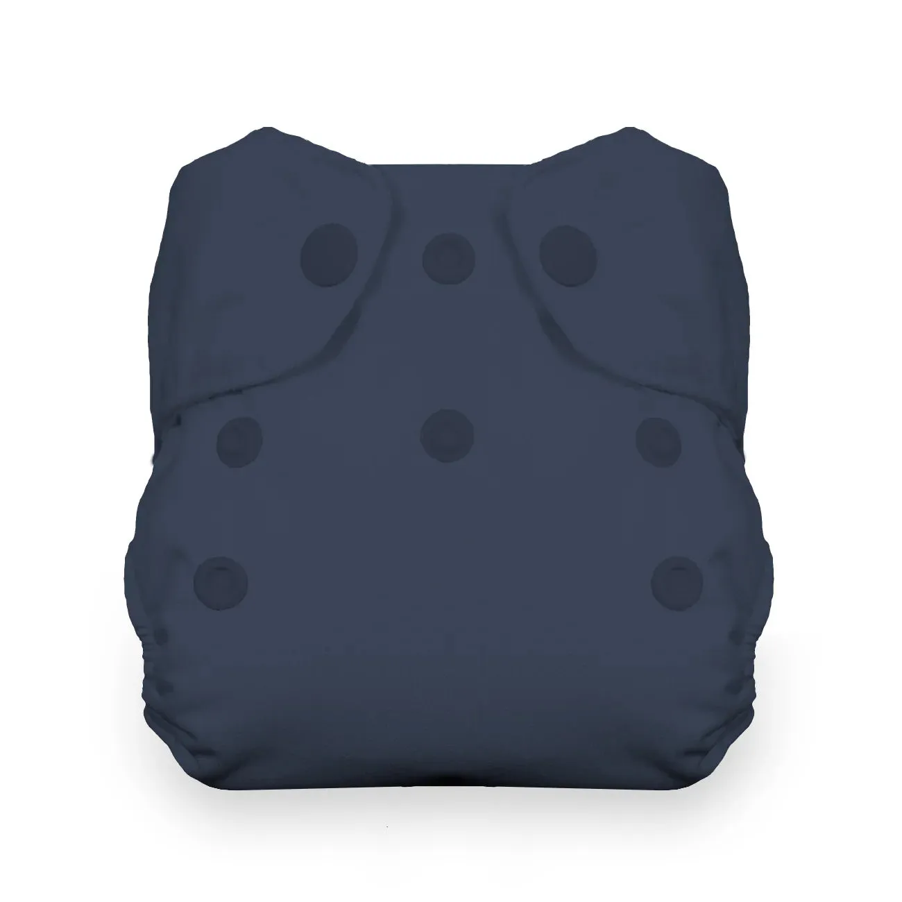 Thirsties - Navy - Snap, Natural - Newborn All-in-One