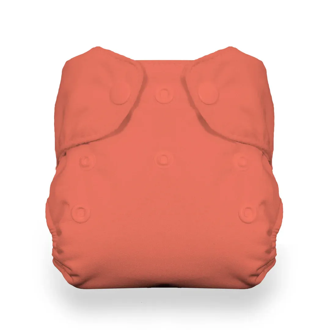 Thirsties - Salmon - Snap, Natural - Newborn All-in-One