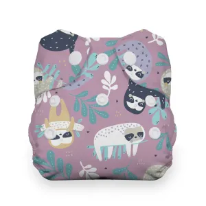 Thirsties - Sloth Life - Snap, Natural - Newborn All-in-One