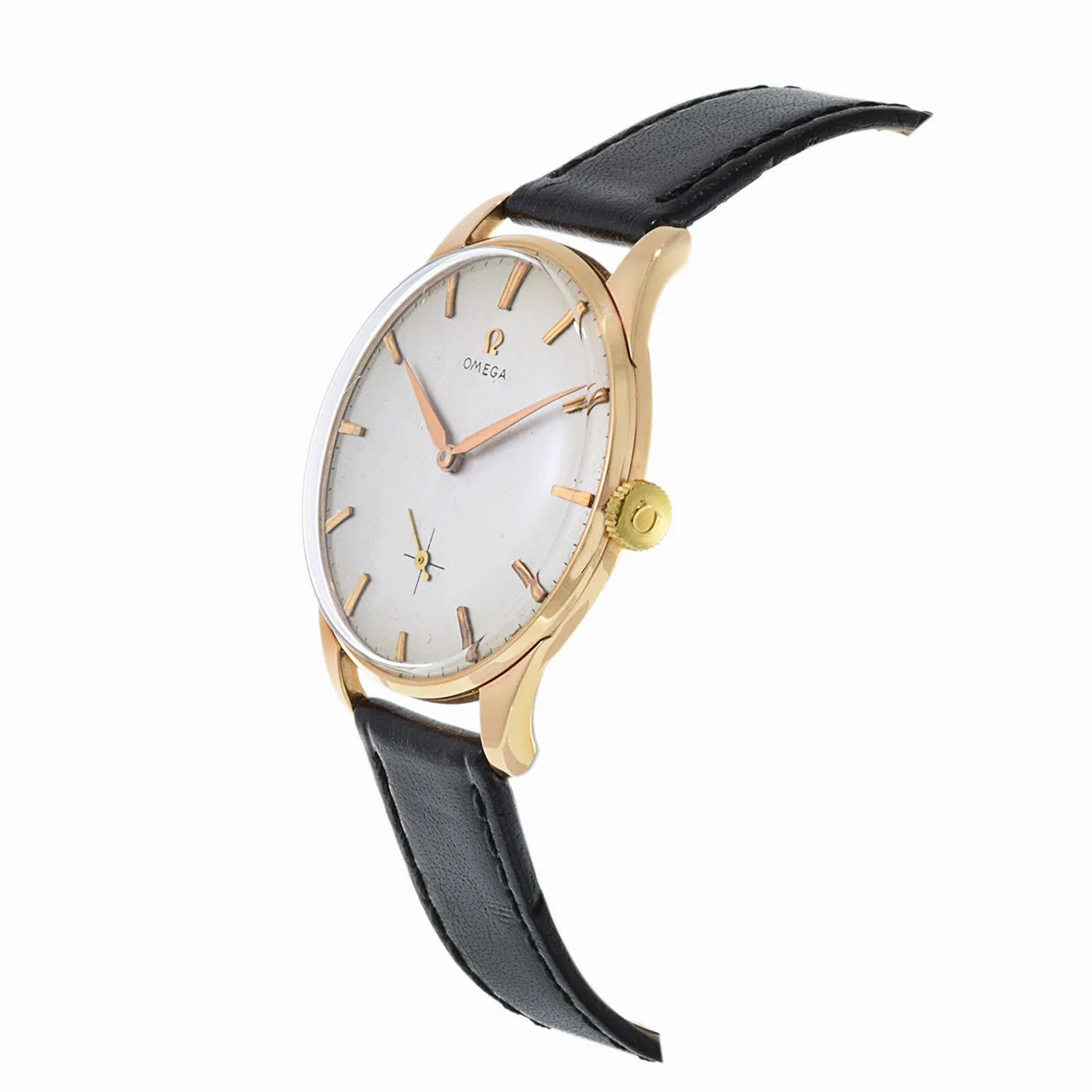 Vintage 1940's Omega 18KT Rose Gold watch