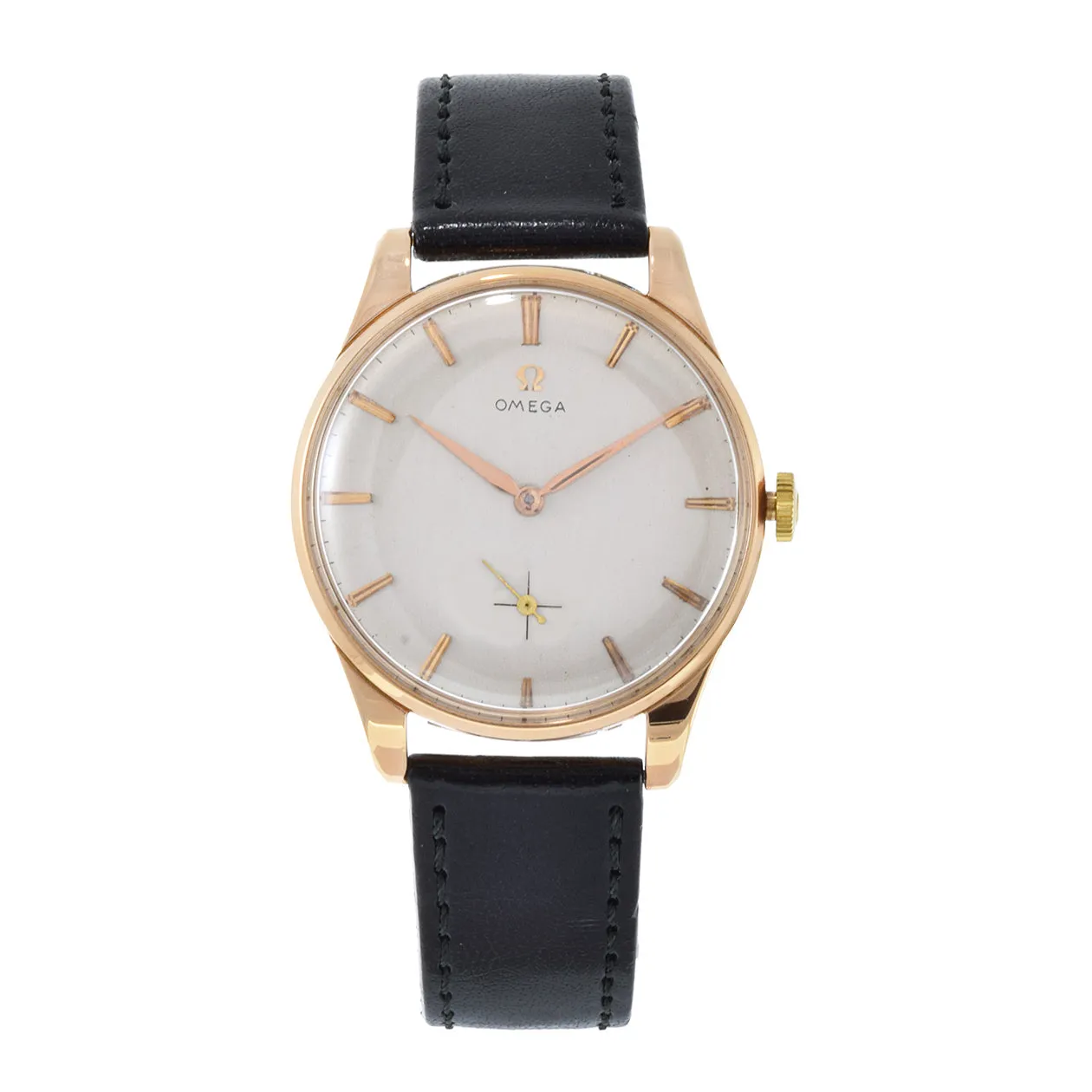 Vintage 1940's Omega 18KT Rose Gold watch