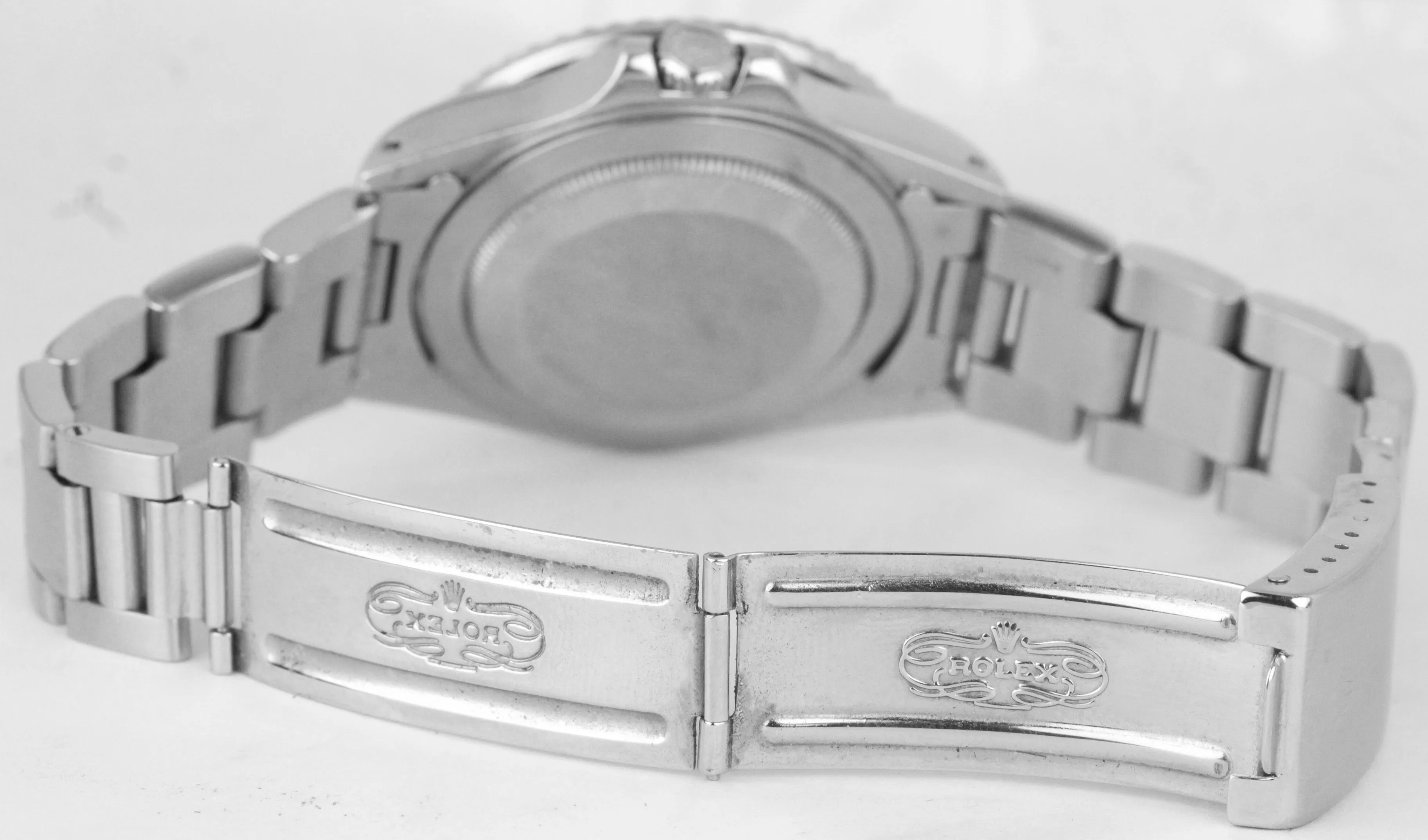 Vintage 1986 Rolex GMT-Master II Pepsi FAT LADY Stainless Black 40mm Watch 16760