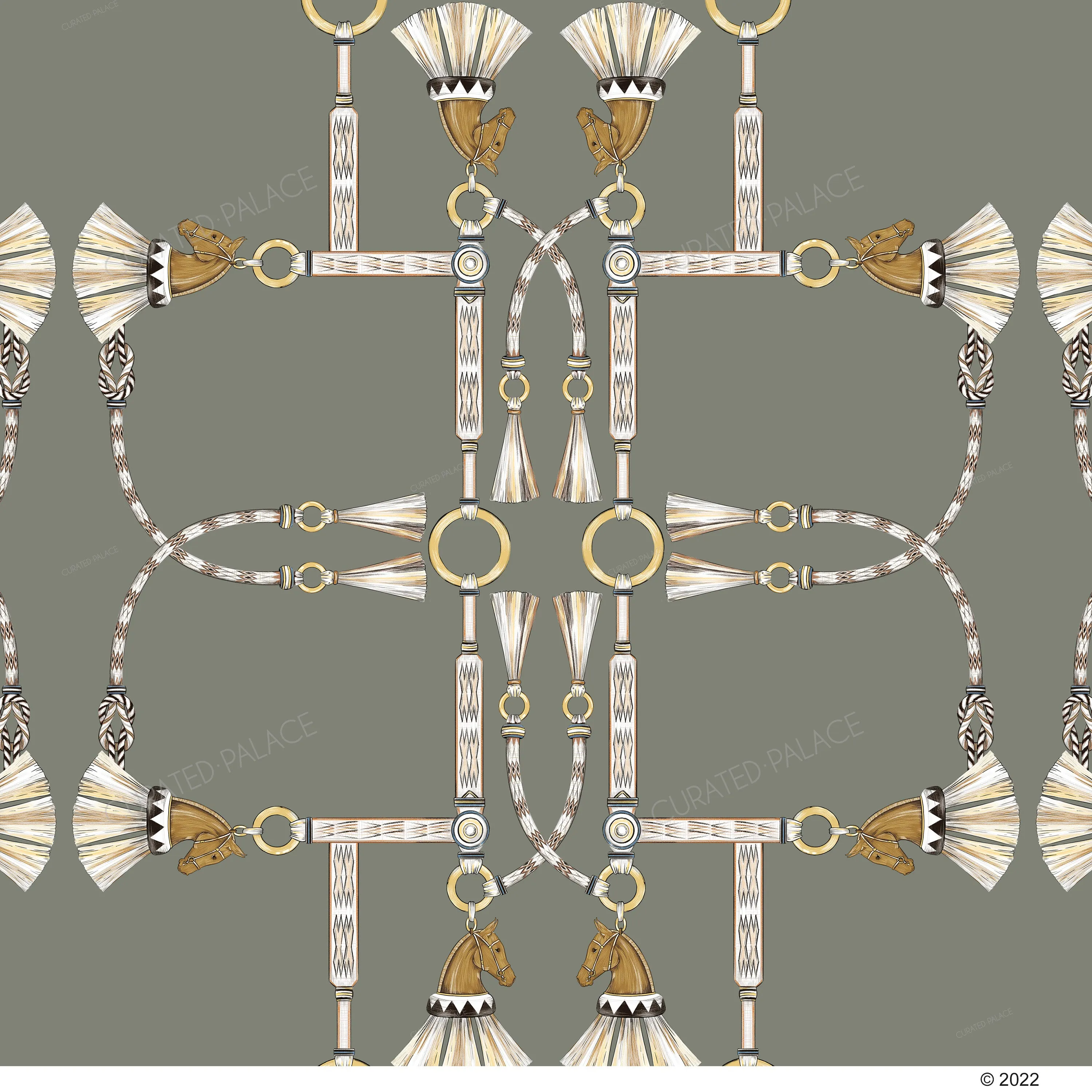 VINTAGE BRIDLES FABRIC