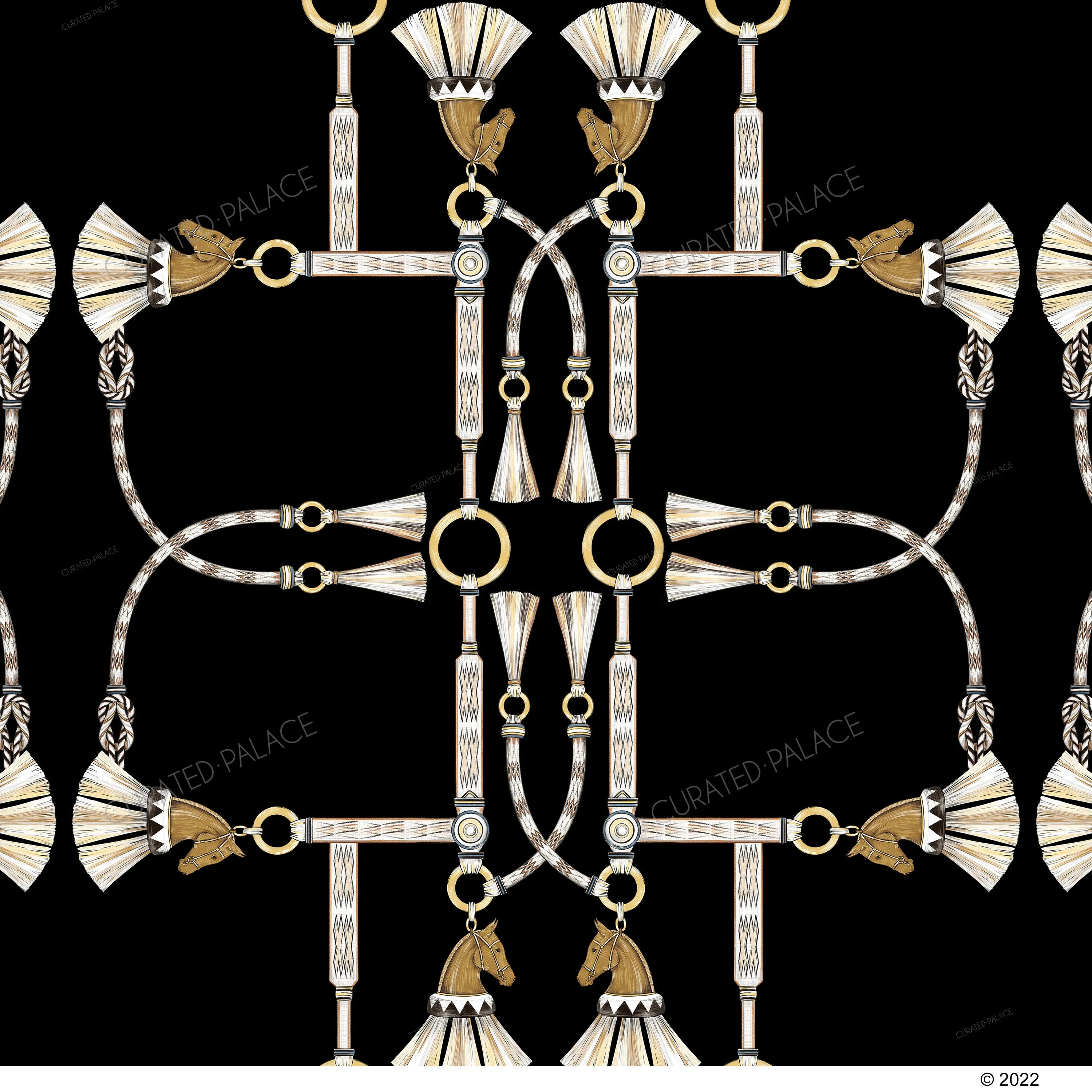 VINTAGE BRIDLES FABRIC