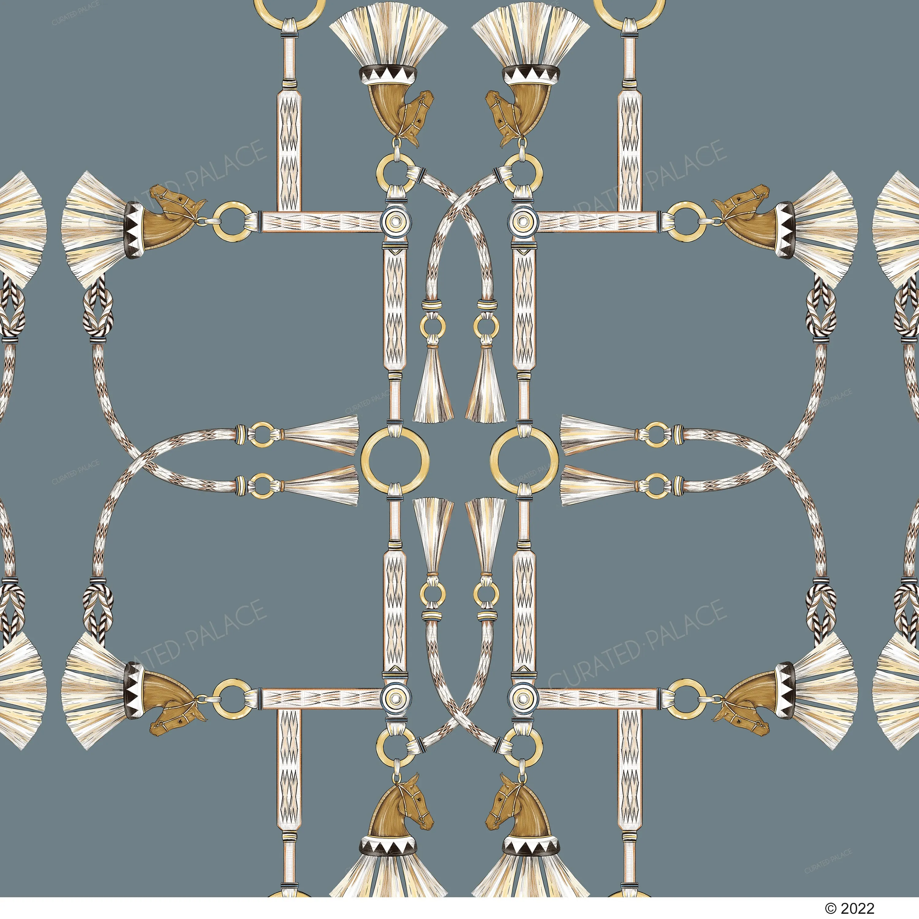 VINTAGE BRIDLES FABRIC