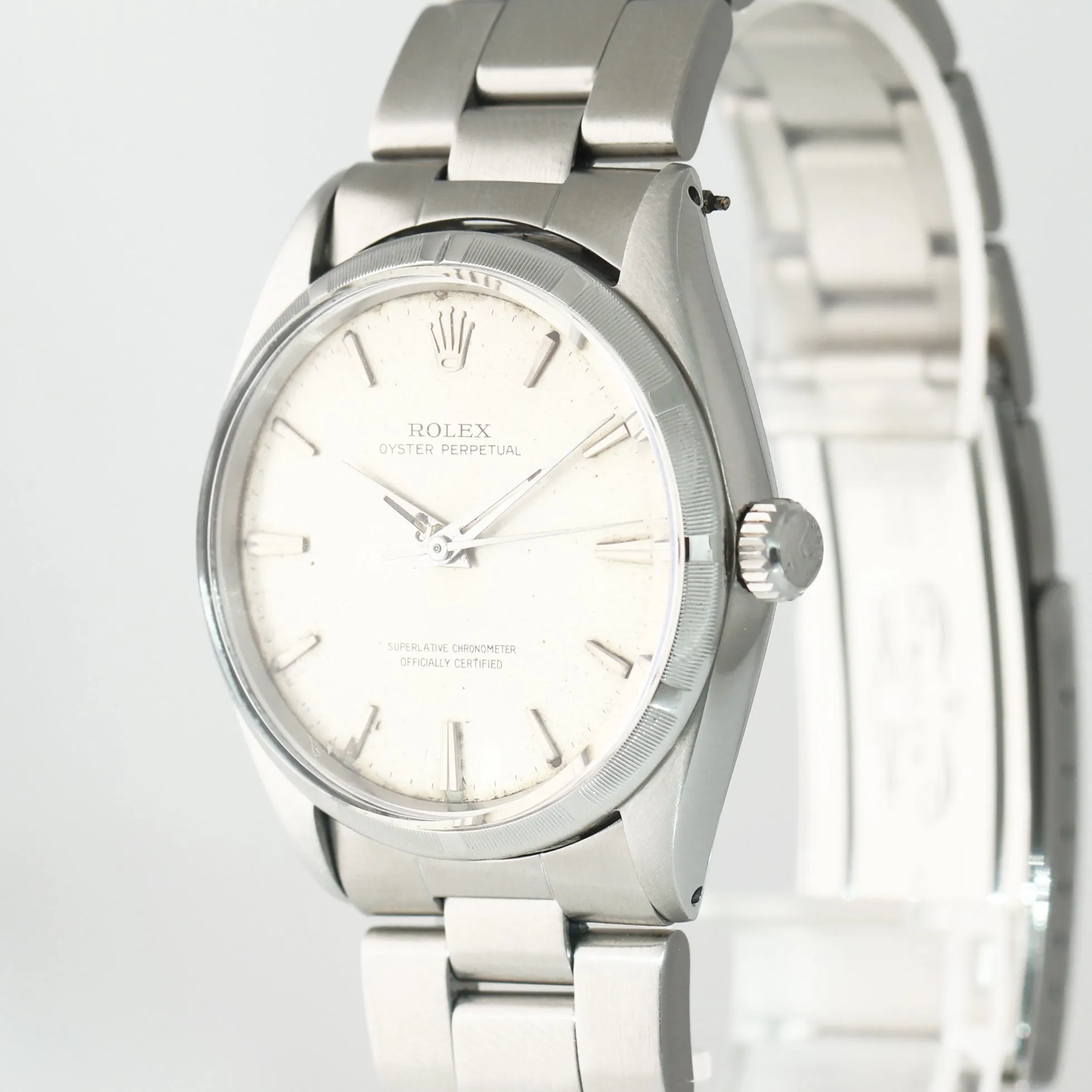 Vintage Rolex Oyster Perpetual 1003 Steel 34mm Watch