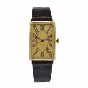 Vintage Year 1911 Patek Philippe Tiffany Gondolo Watch