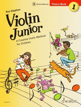 Violin Junior: Theory Book 1 (Book with Media Online)
