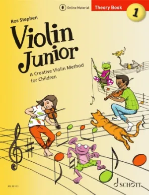 Violin Junior: Theory Book 1 (Book with Media Online)