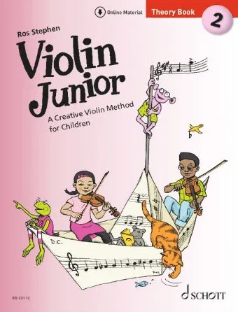 Violin Junior: Theory Book 2 (Book with Media Online)