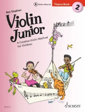 Violin Junior: Theory Book 2 (Book with Media Online)