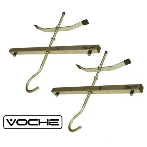 Voche® 2Pc Universal Fitting Lockable Heavy Duty Car Van Roof Rack Ladder Clamps