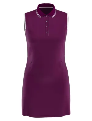 Womens Sleeveless Polo Dress