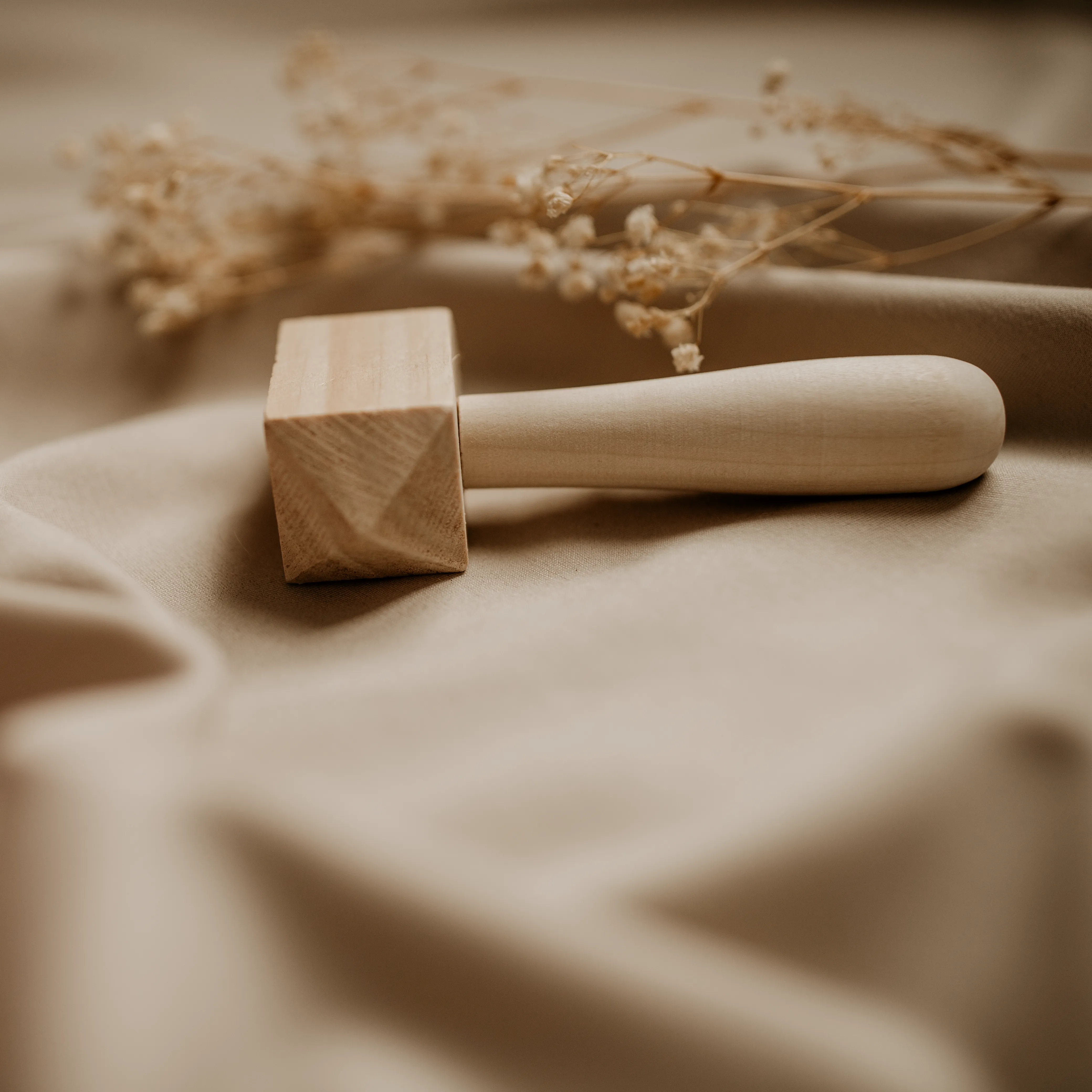 Wooden dough hammers