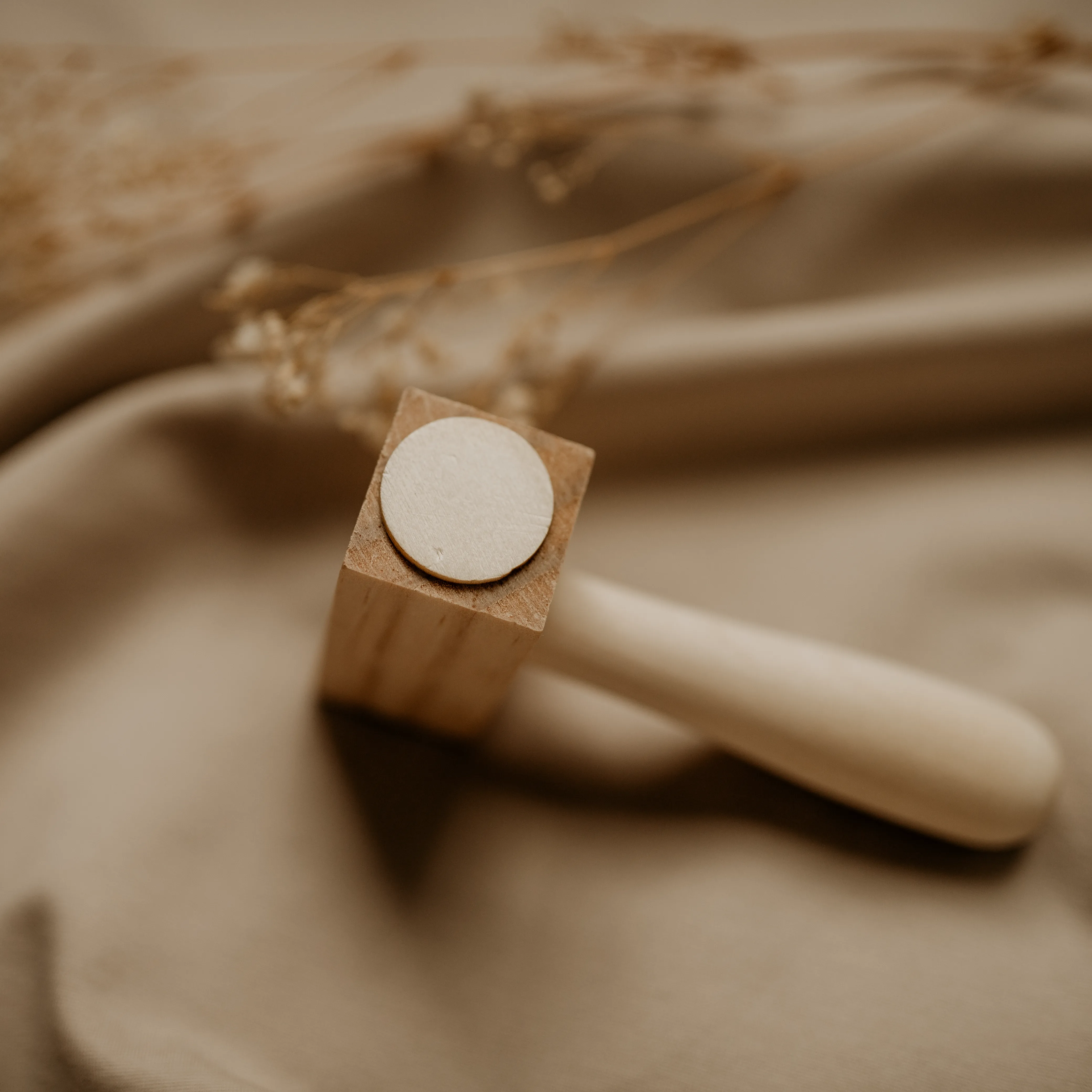 Wooden dough hammers