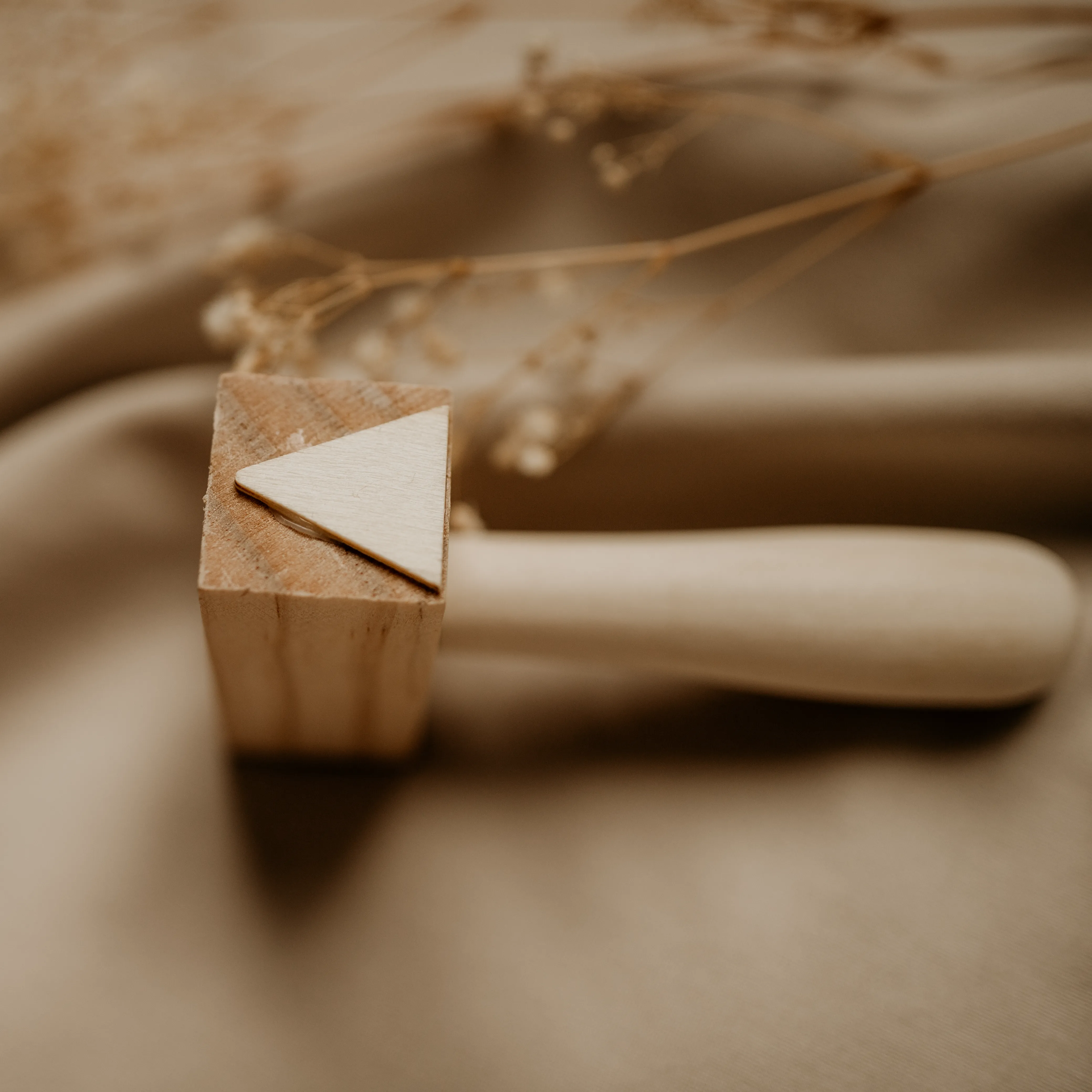 Wooden dough hammers